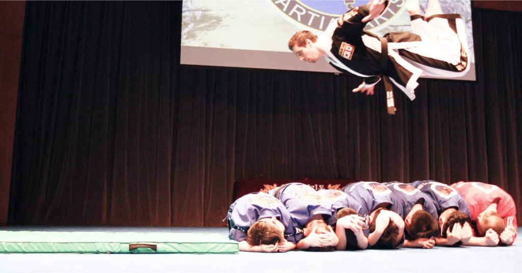 Hapkido performance presentation Hong's hapkido school class sample picture in well reviewed martial arts in Port Moody Coquitlam Vancouver Canada